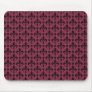 Burgundy Fancy Fleur de lis Mousepad