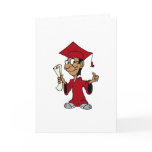 Burgundy Grad Greeting Cards