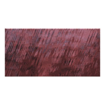 Burgundy Rain Picture Card
