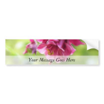 Burgundy Ruffles - Aquilegia! Bumper Sticker