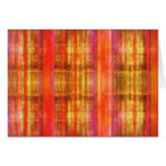 Buring Reds Abstract Modern Art Note Cards