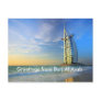 burj al arab, Greetings from Burj Al Arab Post Card