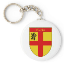 Burke Coat of Arms/Family Crest Keychains