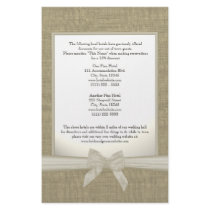 Burlap and Bow Directions Stationery Paper