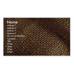 Burlap Business Card Templates