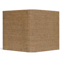 Burlap jute sack texture binder