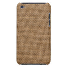 Burlap sack texture or jute novelty iPod case Case-Mate iPod Touch Case