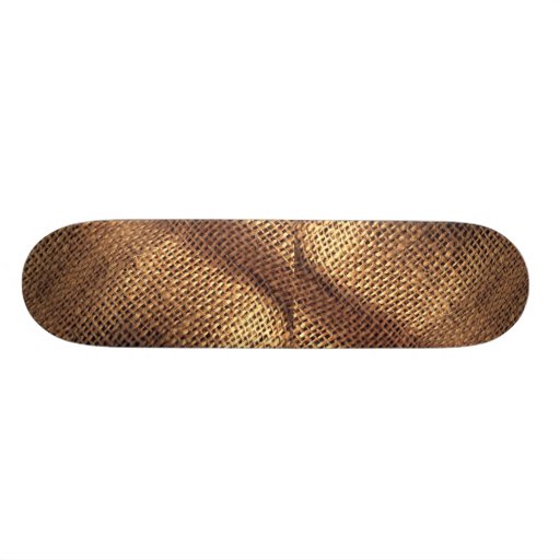 Burlap Skateboard Deck