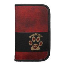 Burmese Cat Breed Rickshaw Folio Organizers