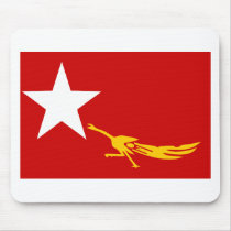 Burmese People Flag Mouse Pad