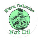 Burn Calories Not Oil stickers