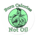 Burn Calories Not Oil stickers