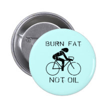 Burn Fat biking Pin