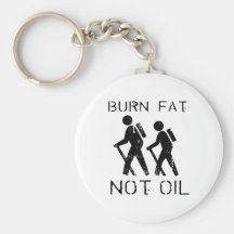 Burn Fat hike Keychain