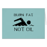 Burn Fat Not Oil Cards