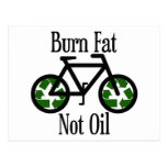 Burn Fat Not Oil Post Cards