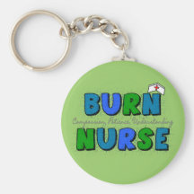 Burn Nurse Gifts--Artsy and Whimsical Design Keychains