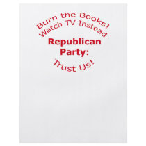 Burn the Books Flyers