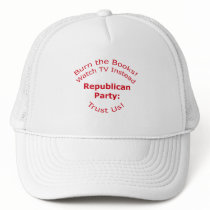 Burn the Books Mesh Hat