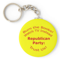 Burn the Books Key Chain