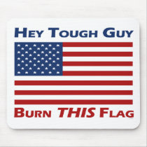 Burn THIS Flag Mouse Pads
