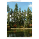 Burnaby's Central Park - Upper Pond in Autumn Card