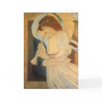 Burne Jones An Angel Playing a Flageolet Christmas