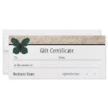 Burned Butterfly Gift Certificate rack cards