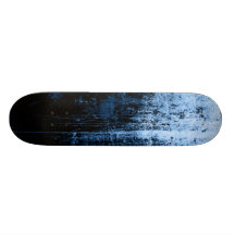 Burned Deck-Blue Skate Boards