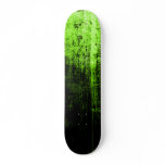 Burned Deck-Green Skate Boards