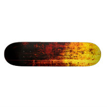 Burned Deck-Orange Skate Board Decks