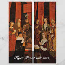 Burning Bush Triptych From The Left And Right Wing Flyer Design