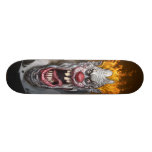 burning clown skate decks