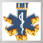Burning EMT Poster