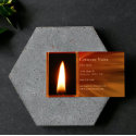 Burning Flame Business Card business cards