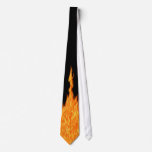 BURNING FLAMES NECK TIE