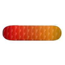 Burning flames of hell vector waves skate boards