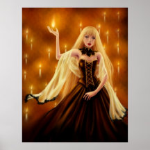 Burning Gold Posters