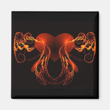 Burning Love Magnet