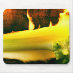 Burning Peace Lily Mouse pad