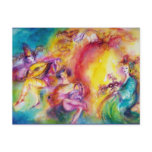 BURNING THE CARNIVAL / Venetian Carnival Dance Postcards