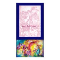 BURNING THE CARNIVAL / Venetian Masquerade Dance Photo Greeting Card
