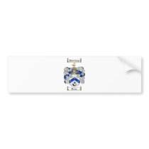 BURNS FAMILY CREST -  BURNS COAT OF ARMS BUMPER STICKERS