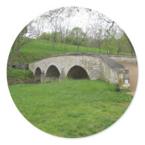 Burnside's Bridge, Antietam Creek, Sharpsburg, MD Round Stickers