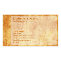 Burnt Autumn Business Cards