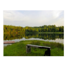 Burnt Bench - Marshall Lake Postcard