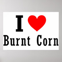Burnt Corn, Alabama City Design Print