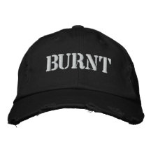 BURNT BASEBALL CAP