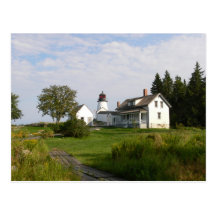 Burnt Island Lighthouse-Postcard
