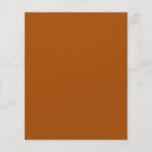 Burnt Orange Flyer